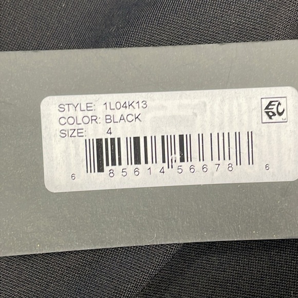 NWT Vera Wang Sleeveless Stretch Cocktail Dress Side Ruffle Slit Neck LBD Sz 4 - Picture 11 of 14